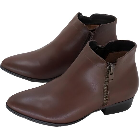 Naturalizer Claire Pointed Ankle Bootie Cinnamon Brown Women's US 6 M - Picture 2 of 6